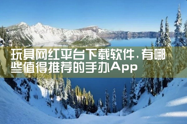 玩具网红平台下载软件