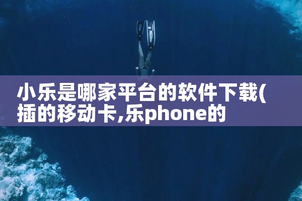 小乐是哪家平台的软件下载